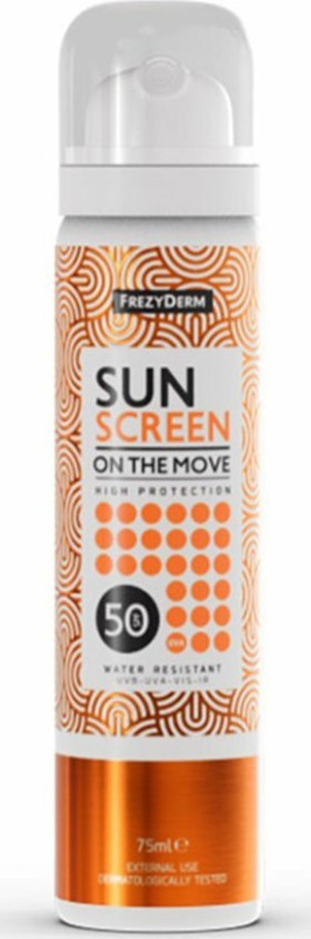 Frezyderm Sun Screen on the Move Mist SPF50 75ml