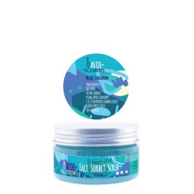 ALOE+COLORS Blue Lagoon Scrub για το πρόσωπο 100ml