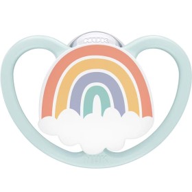 Nuk Space Πιπίλα Σιλικόνης 0-6m Ουράνιο Τόξο, 1τμχ 10.730.331