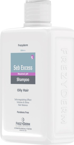 Frezyderm Seb Excess Σαμπουάν Όγκου για Λιπαρά Μαλλιά 200ml