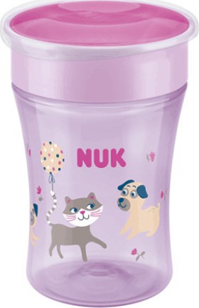 Nuk Magic Cup Learner 8m+ Purple με Καινοτόμο Χείλος 230ml 10.751.313